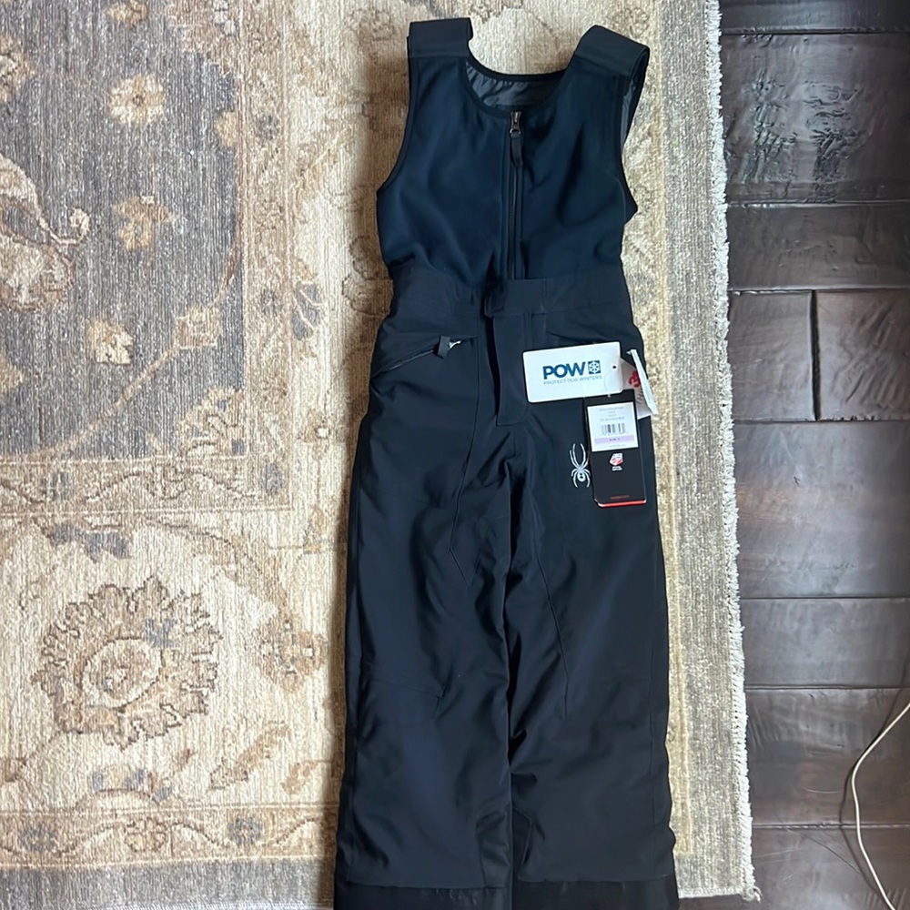 Spyder Snow/Ski Bib - NWT - Black - Size 6